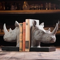 скульптура RHINO HEADS BOOKEND 64781840